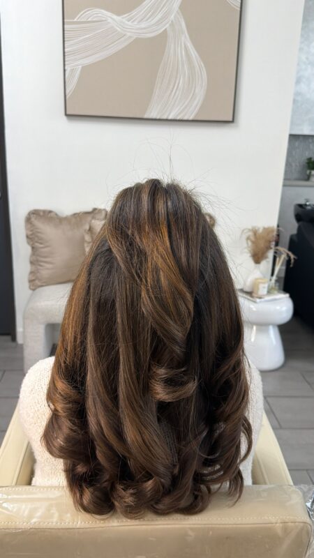 Caramel balayage at Moroccan Beauty Center Cypress TX